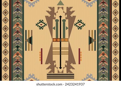 Southwestern Style - The geometric southwestern Aztec pattern makes a statement with rich colors that are easy to coordinate with a range of decor styles.