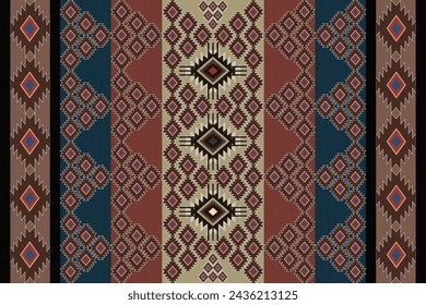 Southwestern Style - The geometric southwestern Aztec pattern makes a statement with rich colors that are easy to coordinate with a range of decor styles.
