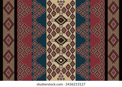 Southwestern Style - The geometric southwestern Aztec pattern makes a statement with rich colors that are easy to coordinate with a range of decor styles.