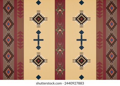 Southwestern Style - The geometric southwestern Aztec pattern makes a statement with rich colors that are easy to coordinate with a range of decor styles.
