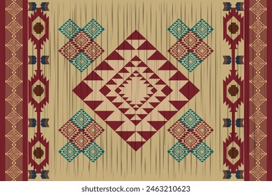Southwestern Style - The geometric southwestern Aztec pattern makes a statement with rich colors that are easy to coordinate with a range of decor styles.
