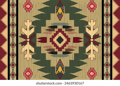 Southwestern Style - The geometric southwestern Aztec pattern makes a statement with rich colors that are easy to coordinate with a range of decor styles.