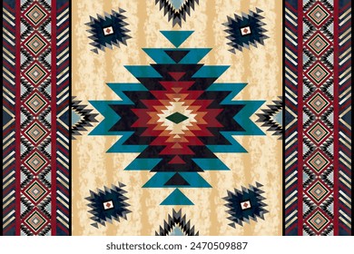 Southwestern Style - The geometric southwestern Aztec pattern makes a statement with rich colors that are easy to coordinate with a range of decor styles