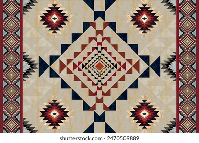 Southwestern Style - The geometric southwestern Aztec pattern makes a statement with rich colors that are easy to coordinate with a range of decor styles
