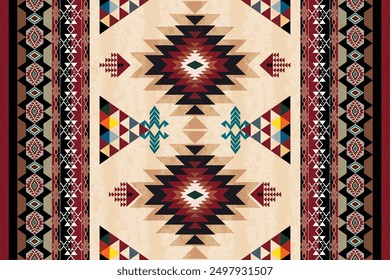 Southwestern Style - The geometric southwestern Aztec pattern makes a statement with rich colors that are easy to coordinate with a range of decor styles.