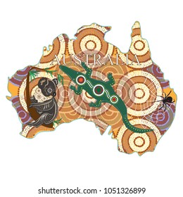 
Souvenir map of Australia