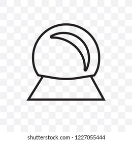 Souvenir vector linear icon isolated on transparent background, Souvenir transparency concept can be used for web and mobile