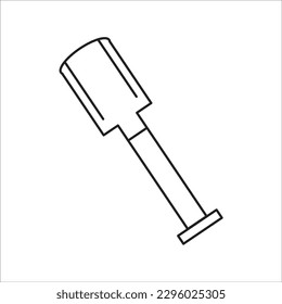 sovel line vector new icon