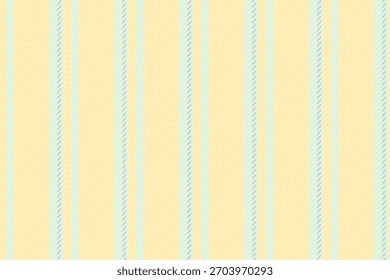 Tecido têxtil de faixa Sover, vetor vertical sem emenda de superfície. Padrão de plano de fundo de textura das linhas de tecember em paleta de cores claras e amarelas.