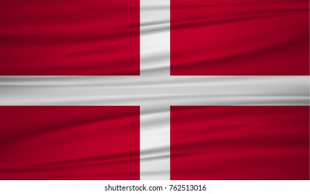 Sovereign Military flag vector. Vector flag of Sovereign Military blowing in the wind. EPS 10.