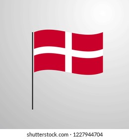 Sovereign Military order of Malta waving Flag