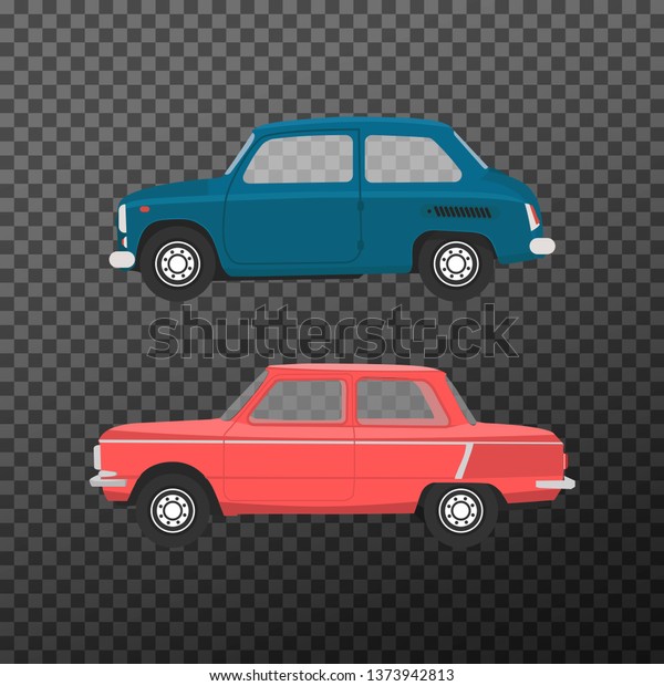 Soviet cars isolated on transparent background.\
Stock Vector Graphics\
EPS10