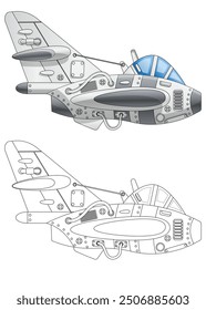 Combatiente soviético. Aislado sobre fondo blanco. Ilustración vectorial.