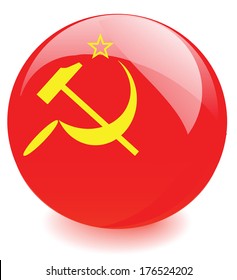 Soviet flag vector