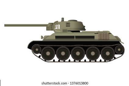 Soviet flat tank battle