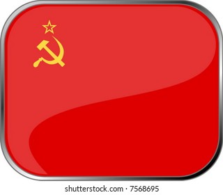 Soviet Union flag icon with official coloring