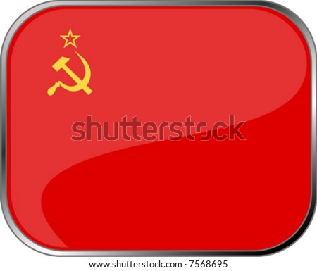 Soviet Union flag icon with official coloring