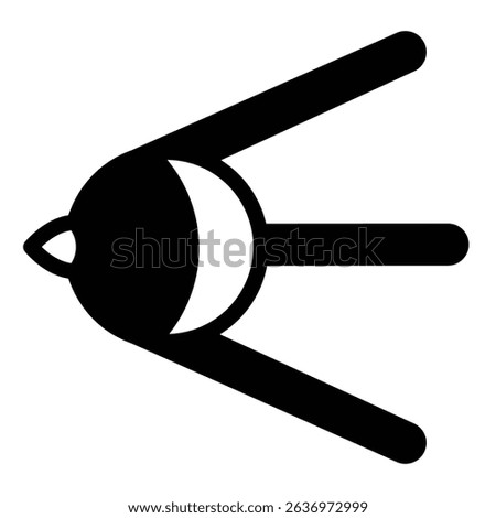 Soviet union satellite solid icon, cosmos concept. Vector graphics. Space satellite sign on white background, style mobile or design