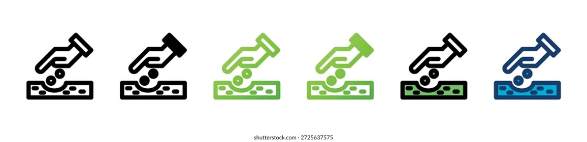 colección de iconos Sow con varios estilos