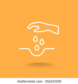 sowing of seeds icon