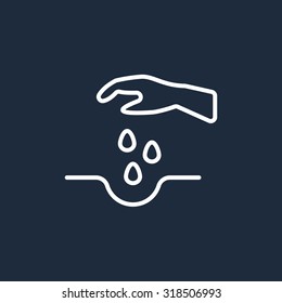 sowing of seeds icon