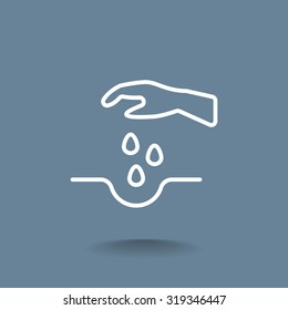 sowing of seeds icon
