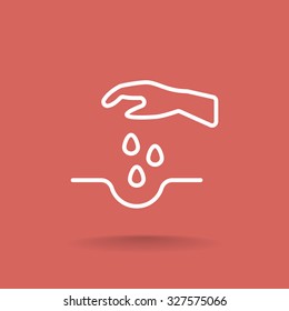 sowing of seeds icon