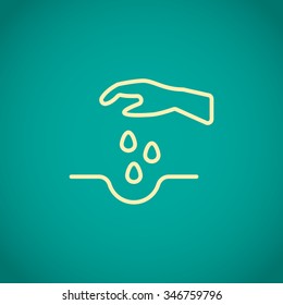 sowing of seeds icon
