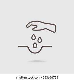 sowing of seeds icon