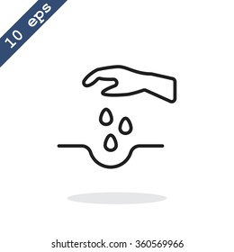sowing of seeds icon