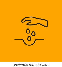 sowing of seeds icon