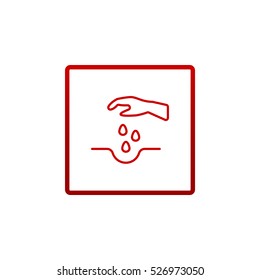  Sowing of seeds icon Vector.
