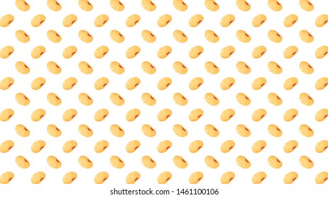 Soy bean pattern wallpaper. free space for text. copy space.