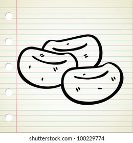 soy beans doodle