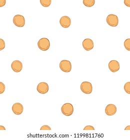 Soy beans on white background. Seamless vector pattern