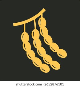 Soy beans trendy applicable important vector Illustration design attractive colorful background.eps
