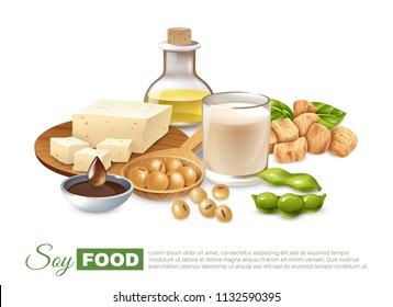 Soy Food Products Poster