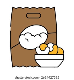 soy gluten free line icon vector. soy gluten free sign. isolated symbol illustration