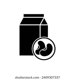 soy milk icon vegan plant milk icon