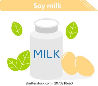 soy milk, Plant-based milk
 and raw materials