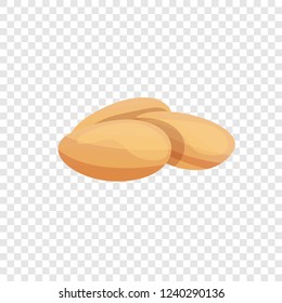 Soy nuts icon. Cartoon of soy nuts vector icon for web design  