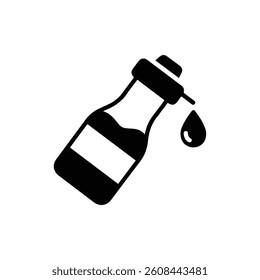 Soy Sauce Bottle with Dripping Drop - Authentic Culinary Detail