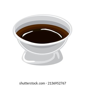 soy sauce in a bowl icon