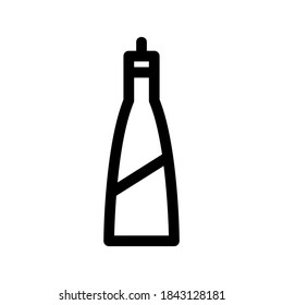 soy sauce icon or logo isolated sign symbol vector illustration - Collection of high quality black style vector icons
