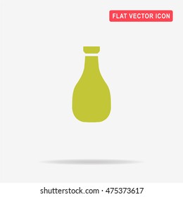 Soy sauce icon. Vector concept illustration for design.
