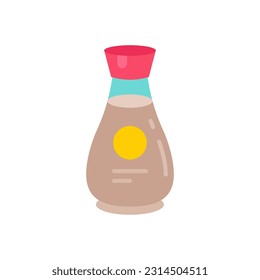 Icono de salsa de soja en vector. Ilustración