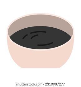soy sauce item japanese food design illustration
