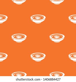 Soy sauce plate pattern vector orange for any web design best
