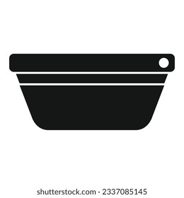 Soy sauce pot icon simple vector. Asian sushi. Cooking food