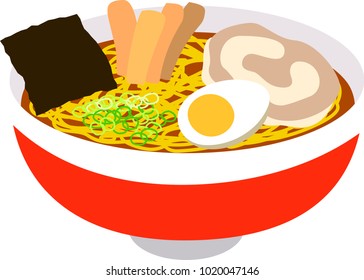 soy source ramen
This is a vector illustration.